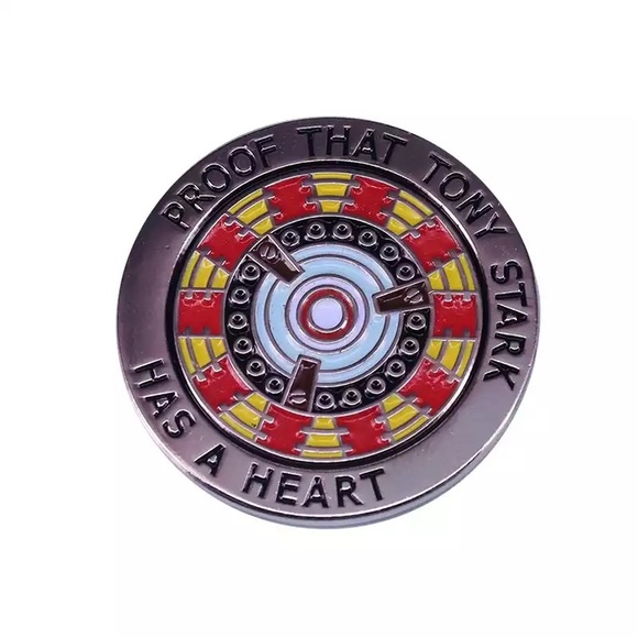 Jewelry - Iron Man Movie Tony Stark Enamel Pin